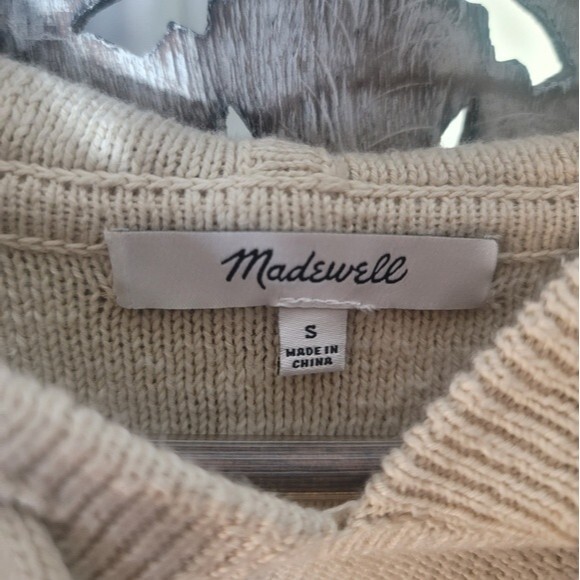Madewell Clairview Hoodie Sweater in Colorblock Womens Size Small - Picture 8 of 11
